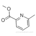 Ácido 2-piridinocarboxílico, 6-metil-, éster metílico CAS 13602-11-4